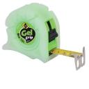5M/16FT Gel Grip Tape Measure In Green T3445-16G