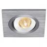 111872 Lelex 1 LED Downlight In Brushed Aluminium With A Warm White LED