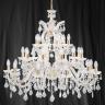 Searchlight 1214-30 Marie Therese Polished Brass/Crystal Fitting