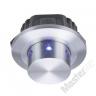 Saxby Lighting 13521 Manus Brushed Aluminium 1w Blue LED Round Wall Light