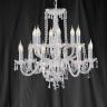 Searchlight 1712-12 Hale 12 Light Chrome/Crystal Chandelier