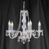 Searchlight 215-5 Hale 5 Light Georgian Style Crystal Chandelier