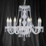 Searchlight Hale 218-8 Georgian Style 8 Light Crystal Chandelier