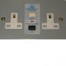2 Gang Metal Clad Surface RCD Socket