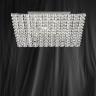 Searchlight 9175-5CC Safia Chrome/Crystal Square Ceiling Light