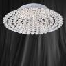 Searchlight 9184-4CC Polly Chrome/Crystal 4 Light Ceiling Fitting