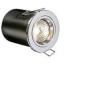 Polished Chrome Die-Cast GU10 Fixed Fire Rated Downlighter 