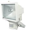 150W Floodlight With PIR In White