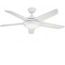Global 52" Neptune Ceiling Fan In White Complete With Halogen Light And Remote Control
