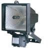 500W Floodlight With PIR In Black