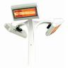 Tansun RIVE245IP Riviera Elite 4.5kW Triple Indoor / Outdoor Heaters On A White Stand