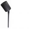 Dual Usage IP65 MR16/GU10 Low Voltage / Mains Voltage Marine Grade 316 Outdoor Garden Spike Light In A Black Stainless Steel Finish