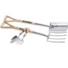 89902 Stainless Steel Fork And Spade Set With Hand Trowel And Fork Set