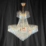 Searchlight 10480-65 Icicle Gold Finish/Crystal