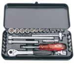 Draper 11078 31 Piece 1/4″ Square Drive Elora Metric Socket Set