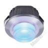 Saxby Lighting 13518 Mono Brushed Aluminium 1w Blue LED Round Wall Light
