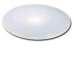 Decorative 28w 2D Emergency Wall Bulkhead Light Or Ceiling Light In White/Opal