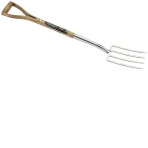 44975 Stainless Steel Border Fork With An FSC Ash Handle