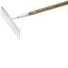 44977 Stainless Steel Garden Rake With FSC Ash Handle