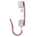 46977 Swissvoice ePure Corded Handset For Mobile Phones In Pink And White