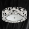 Searchlight 8063-3CC Polly Chrome/Crystal 3 Light Ceiling Fitting