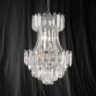 Searchlight 8136-6CC Sigma 6 Light Chrome Fitting With Clear Acrylic Prisms