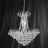 Searchlight 9071-52CC Limoges Chrome/Crystal 6 Light Chandelier