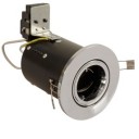 Polished Chrome Die-Cast GU10 Adjustable Fire Rated Downlighter