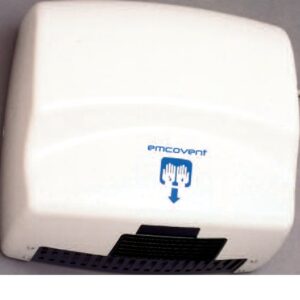 Emco EV HD2401W 2400w Vandal Resistant Automatic Hand Dryer In White