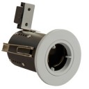White Die-Cast GU10 Fixed Fire Rated Downlighter