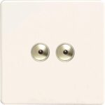 Varilight iDQi402MS 2 Gang 400W 1-Way Remote Control Dimmer