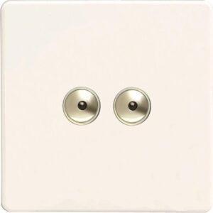 Varilight iDQi252MS 2 Gang 250W 1-Way Remote Control Dimmer
