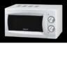 Igenix IG2980 20 Litre Manual Microwave In White With A Stainless Steel Interior
