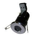 Polished Chrome Die-Cast IP65 GU10 Fire Rated Showerlight