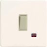 Varilight XDQ20NWS 1 Gang 20A Double Pole Rocker Switch With Neon Indicator Light