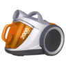 Electrolux ZSH732 2kW Bagless Cylinder Vacuum Cleaner In A Silver And Orange Finish