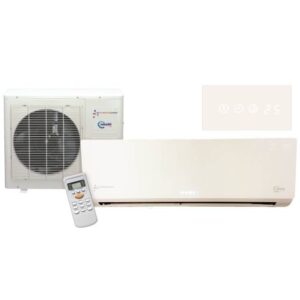 Easy Fit KFR-33IW/X1CM 12000BTU White Gloss Inverter System Heat And Cool Air Conditioning Unit Powered By A Panasonic Compressor