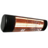 Victory Lighting HLW15BG 1500W Infrared Halogen Quartz Heater In Black With Gold Lamp