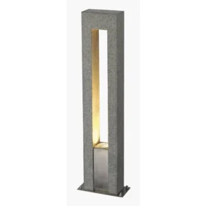 SLV 231420 Arrock Arc GU10 Salt & Pepper Colour Outdoor Bollard Light