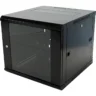 Excel WB12.5SGB 12u 500mm Deep Wall Rack Cabinet In Black