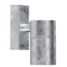 Nordlux Castor Single Galvanised Steel IP54 GU10 Wall Light