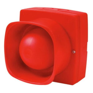 Fike 302-0004 Twinflex Hi-Point IP55 Stand Alone Industrial Horn Sounder In Red 95dBA