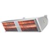 Heat Outdoors 901629 4.8kW Shadow Fatboy Double Ultra Heat Patio Heater In Silver