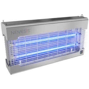 Pestwest NEMESX134 Nemesis X Quantum LED Industrial UV Fly Killer In Stainless Steel