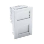 Excel 100-297 Category 6 Unscreened 6c Low Profile RJ45 Module In White