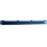 Excel 100-304 Category 6 Unscreened 1U 24 Port Patch Panel In Black