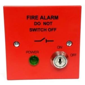 Fire Alarm Mains Voltage Safety Isolator In Red