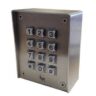 BPT Surface Mounted Stainless Steel Vandal Resistant Keypad With Coded Access