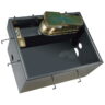 CAME FROGCS Left Hand Side Motor Foundation Box For The Super Frog