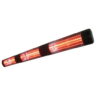 Victory Lighting HLW45BG 4500W Infrared Halogen Quartz Heater In Black With Gold Lamp